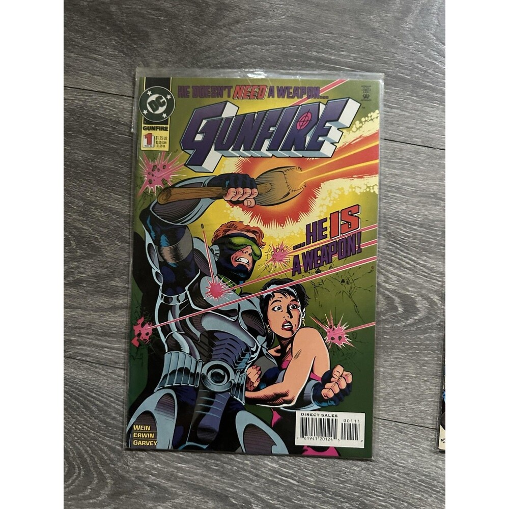 DC Gunfire #1 Single Issue Comic Color DC Comics Glynis Oliver-Wein Erwin Garvey